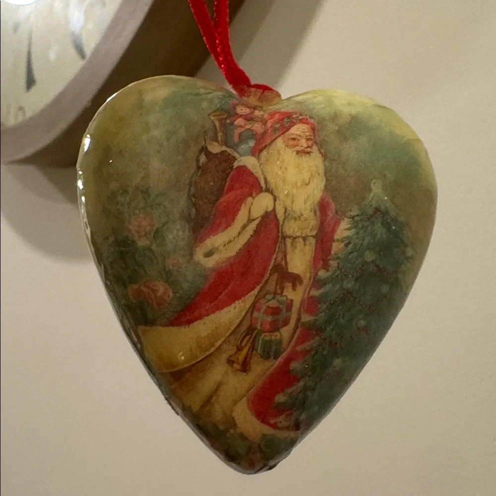 VINTAGE PAPER Christmas ORNAMENTS PAPER DECOUPAGE